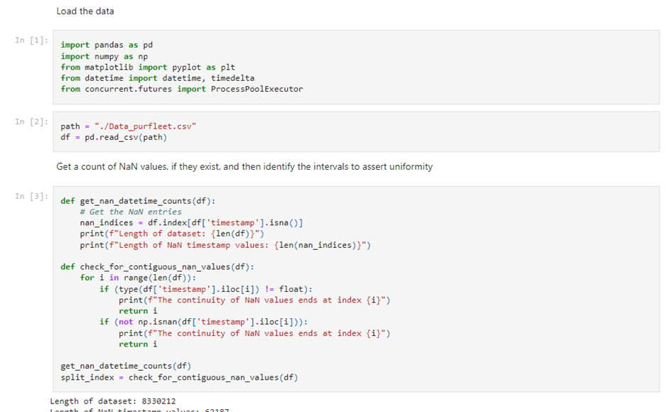 Data pipeline in Jupyter Notebooks