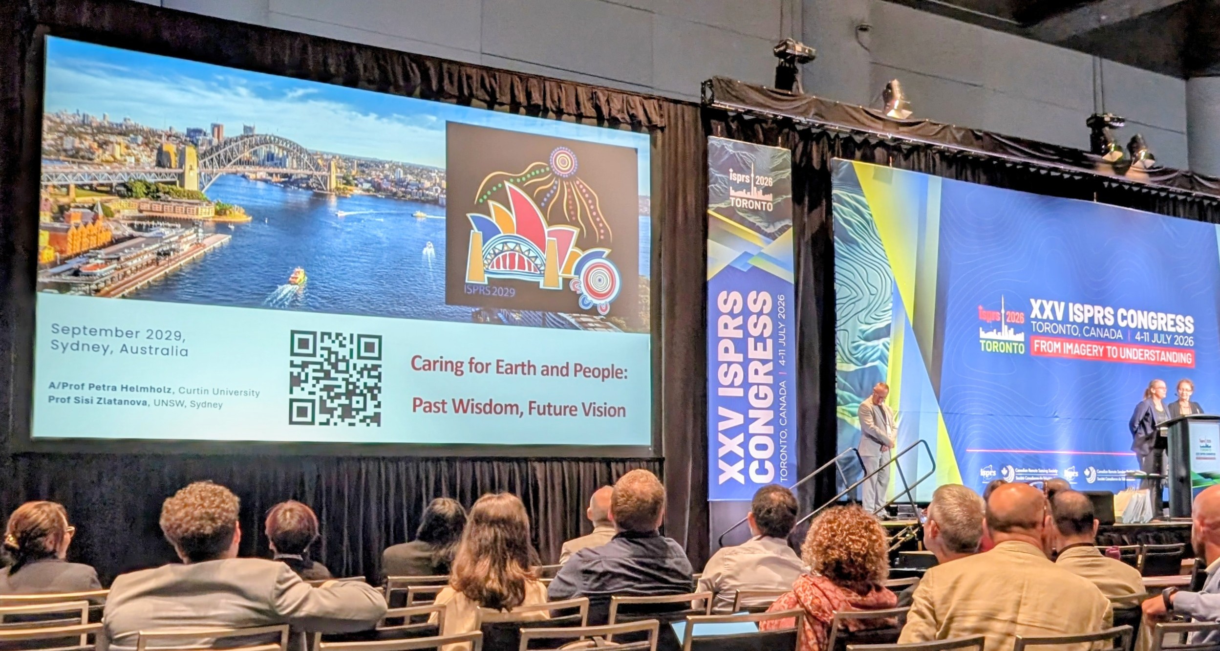 Slide showing next ISPRS congress in Australia Sydney